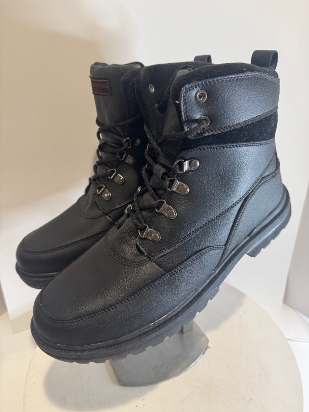 London Fog Camden Leather Upper Men's Winter Boots size 13